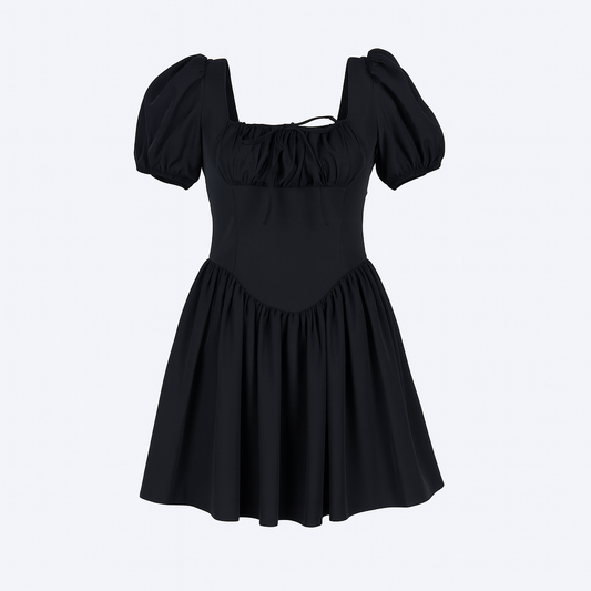 Short black dress
