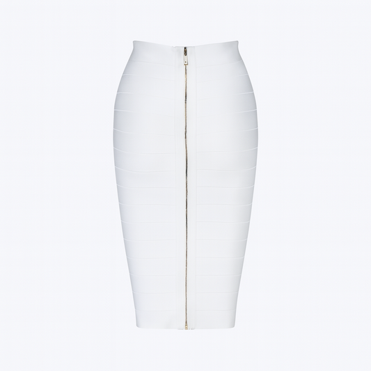 Big size  Bandage skirt with zipper