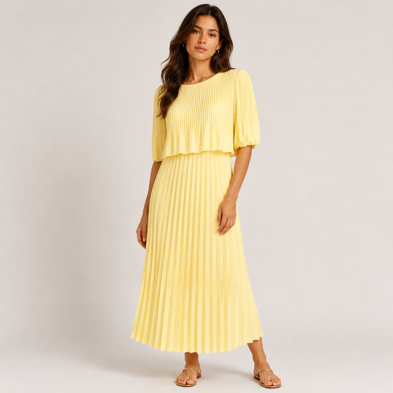 Pleated Dress 