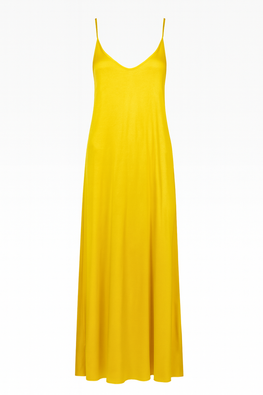 Flowing midi dress  yellow